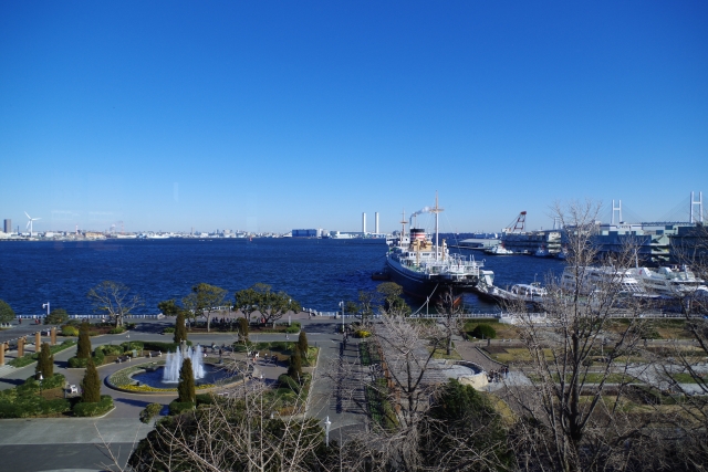 横浜海風景